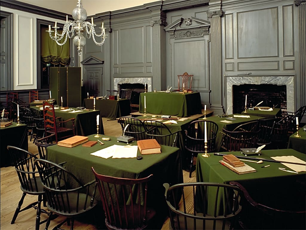 The Assembly Room inside Independence Hall
