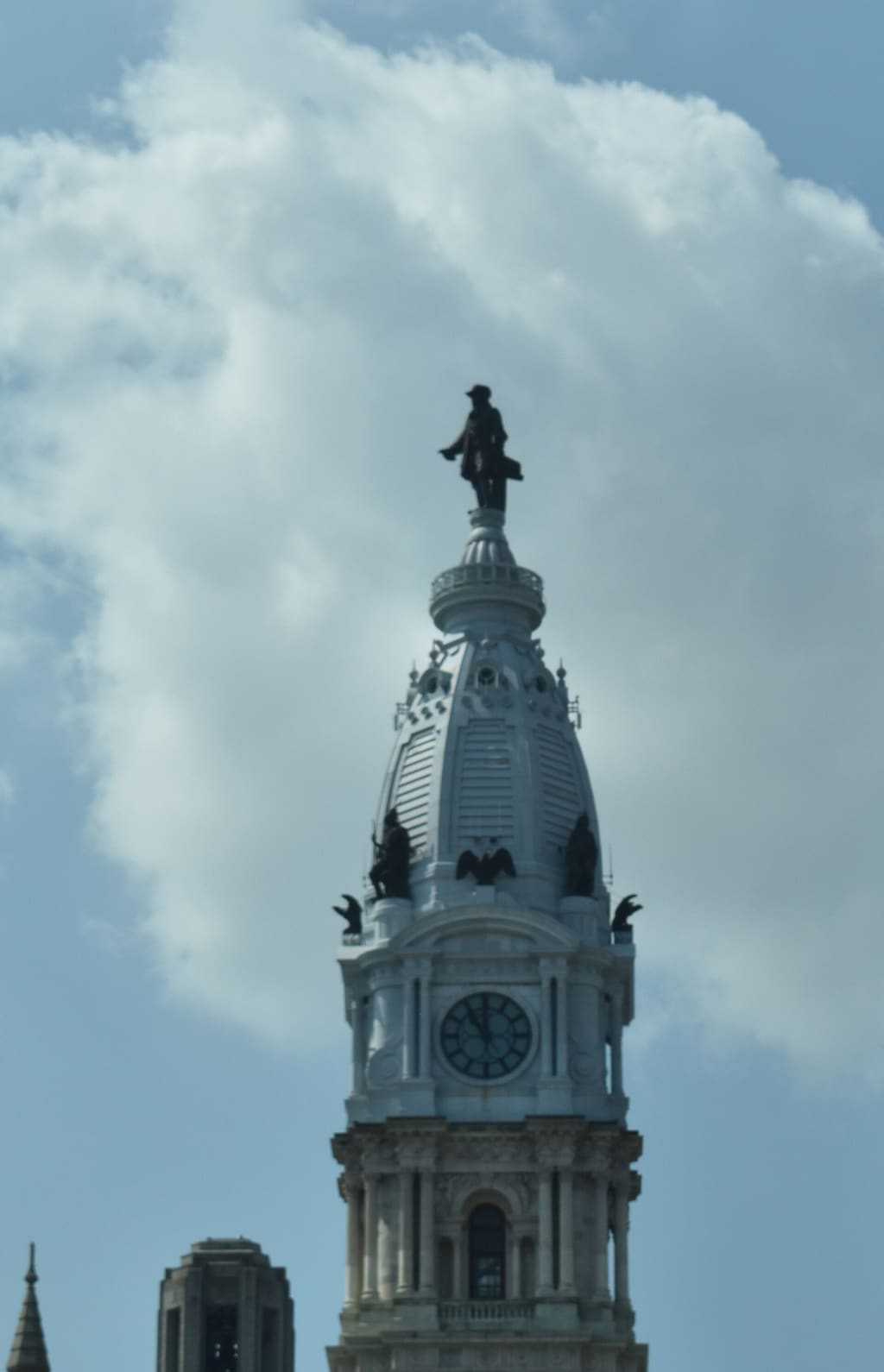 The tower of Philadelphia City Hall